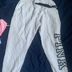 Pink sweatpants :)